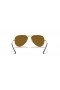 Ray-Ban RB3025 Aviator Classic XL (58 - 14) / Braun Linsen und Gold Rahmen Sonnenbrille