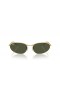 Ray-Ban RB3734 XL (59 - 18) / Grünen Gläsern und Gold Rahmen Sonnenbrille