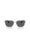 Ray-Ban RB3751 L (58 - 17) / Grau Linsen und Silber-Rahmen-Sonnenbrille