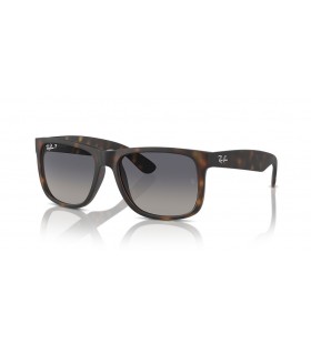 Ray-Ban RB4165 Justin Classic S (54 - 16) / Blau-Objektive und Tortoise frame Sonnenbrillen