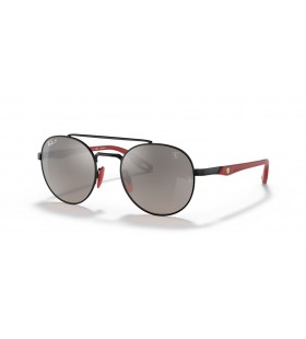 Ray-Ban RB3696M Scuderia Ferrari-Kollektion-S (51 - 20) / Grey-Gläsern und Schwarzem Rahmen, Sonnenbrillen