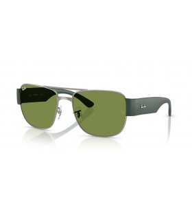 Ray-Ban RB3756 XXL (59 - 18) / GrÃ¼nen GlÃ¤sern und Silber-Rahmen-Sonnenbrille