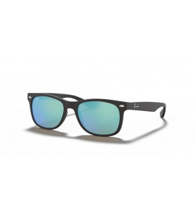 Ray-Ban RB9052S New Wayfarer Kids S (47 - 15) / Blauen Gläsern und Schwarzem Rahmen, Sonnenbrillen