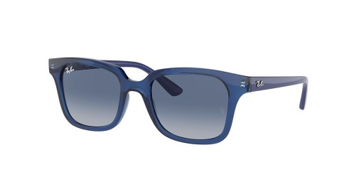 Ray-Ban RB9071S Παιδιά L (48 - 18) / Μπλε φακούς και Μπλε γυαλιά Ηλίου πλαισίων