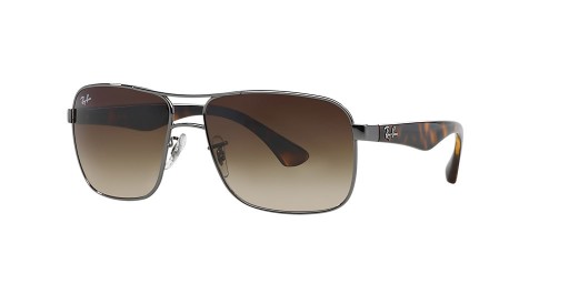 Ray-Ban RB3516 M (59 - 15) / Καφέ φακούς και Ασημένια γυαλιά Ηλίου πλαισίων