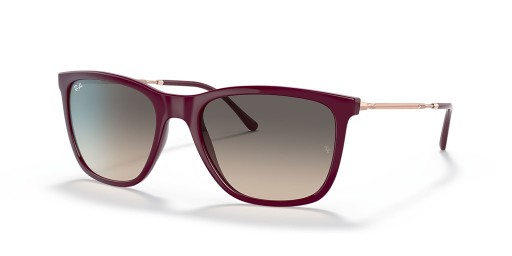 Ray-Ban RB4344 XL (56 - 19) / Γκρι φακούς και Γυαλιά Κόκκινο πλαίσιο