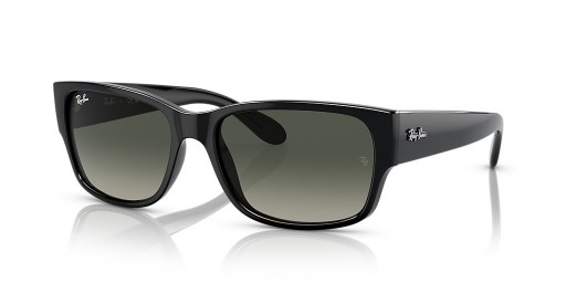 Ray-Ban RB4388 L (58 - 18) / Γκρι φακούς και Μαύρα γυαλιά Ηλίου πλαισίων