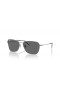 Ray-Ban RBR0102S Καραβάνι Αντίστροφη XL (58 - 15) / Γκρι φακούς και Ασημένια γυαλιά Ηλίου πλαισίων