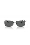 Ray-Ban RB3717 XXL (60 - 18) / Γκρι φακούς και Μαύρα γυαλιά Ηλίου πλαισίων