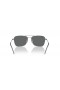 Ray-Ban RBR0102S Καραβάνι Αντίστροφη XL (58 - 15) / Γκρι φακούς και Ασημένια γυαλιά Ηλίου πλαισίων