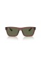 Ray-Ban RB4396 Γουόρεν Βιο-με Βάση XL (57 - 20) / Πράσινο φακούς και Καφετιά γυαλιά Ηλίου πλαισίων