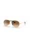 Ray-Ban RB3362 Πιλοτηρίων XL (59 - 14) / Καφέ φακούς και γυαλιά Ηλίου πλαισίων Χρυσή