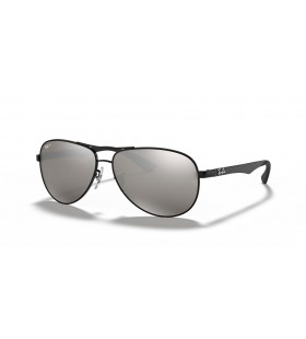 Ray-Ban RB8313 Ινών Άνθρακα XL (61 - 13) / Γκρι φακούς και Μαύρα γυαλιά Ηλίου πλαισίων