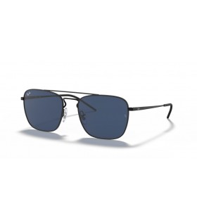 Ray-Ban RB3588 L (55 - 19) / Μπλε φακούς και Μαύρα γυαλιά Ηλίου πλαισίων