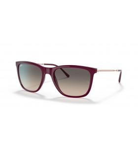 Ray-Ban RB4344 XL (56 - 19) / Γκρι φακούς και Γυαλιά Κόκκινο πλαίσιο