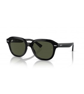 Ray-Ban RB4398 Erik L (51 - 20) / Πράσινο φακούς και Μαύρα γυαλιά Ηλίου πλαισίων